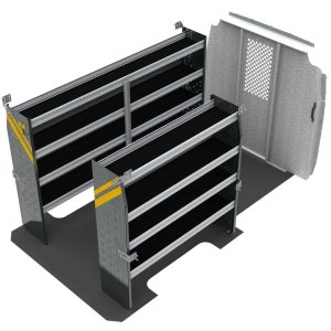 Contractor Van Shelving Package, Mercedes Sprinter, 144&rdquo;  WB - DLS-10