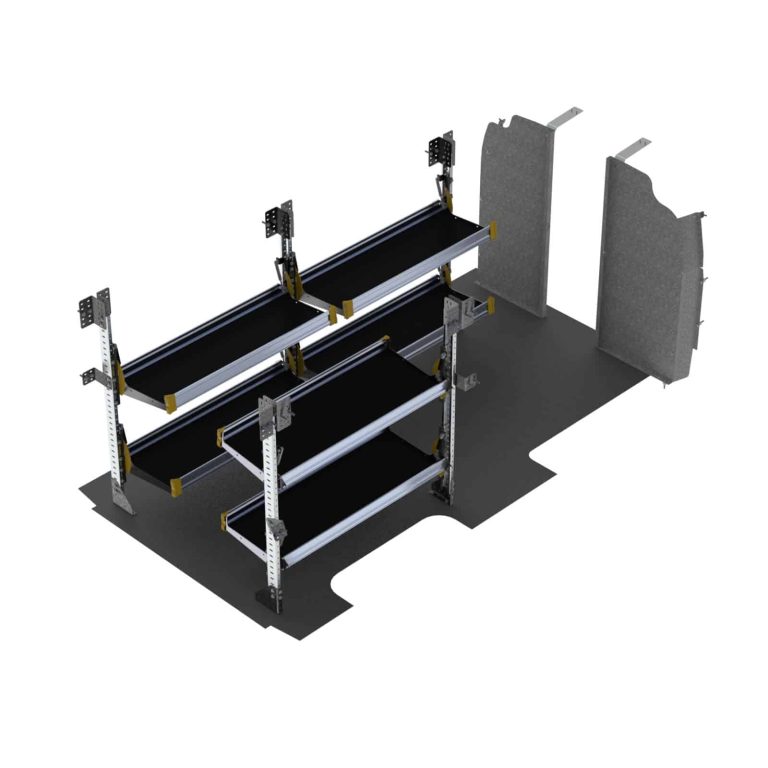 Delivery Van Shelving Package, Chevrolet Express, 155&rdquo; WB - GSL-19