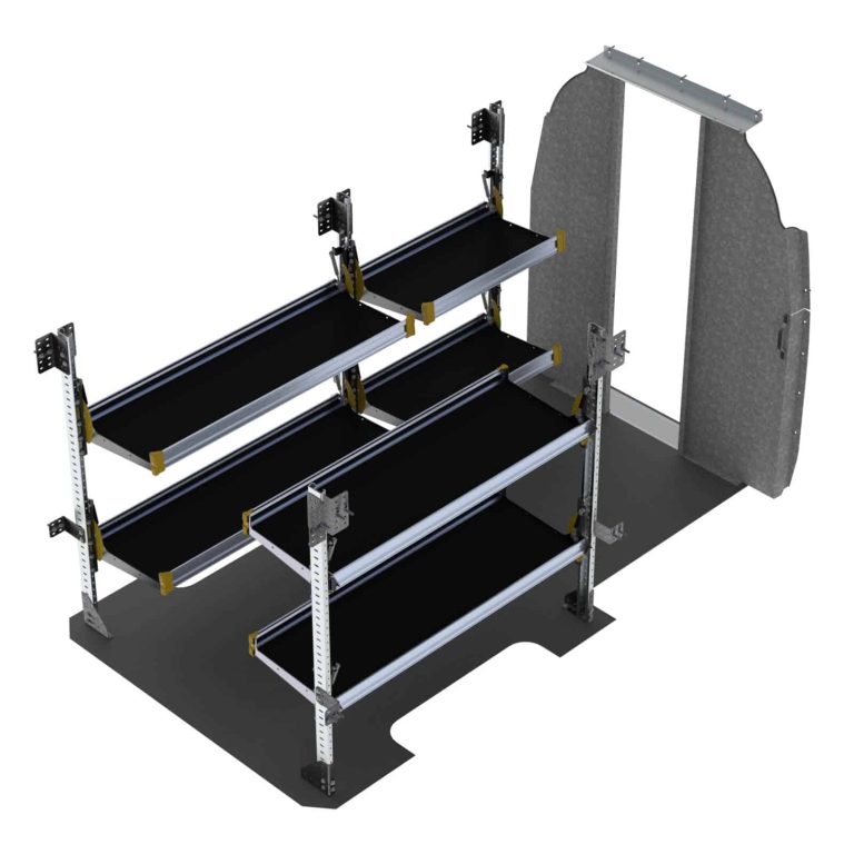 Delivery Van Shelving Package, Mercedes Sprinter, 144&rdquo; WB - DHS-19