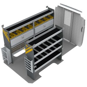 Electrician Van Shelving Package, Mercedes Sprinter, 144&rdquo;  WB - DLS-11