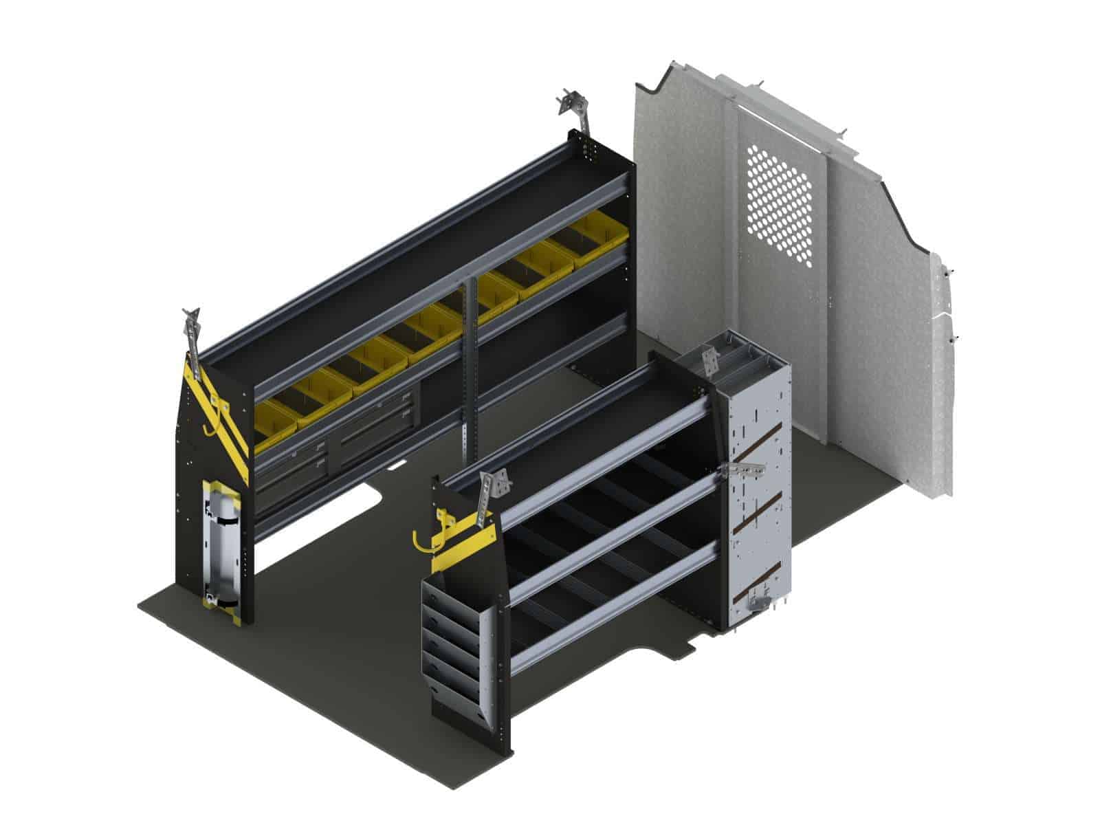HVAC Van Shelving Package, Ford Transit Low Roof - FTL-12