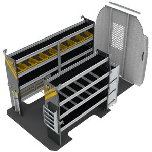 HVAC Van Shelving Package, Mercedes Sprinter, 144"  WB - DHS-12