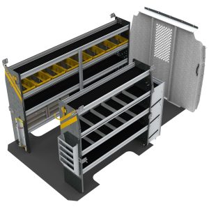 HVAC Van Shelving Package, Mercedes Sprinter, 144" WB - DLS-12