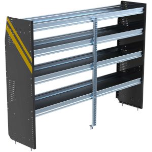 N5 Series Cargo Van Shelving, 84" Wide, 4 Trays - N5-DS84-4