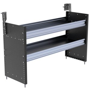 S2 Series Cargo Van Shelving, 48" Wide, 2 Trays - S2-RS48-2