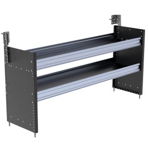 S2 Series Cargo Van Shelving, 60" Wide, 2 Trays - S2-RS60-2