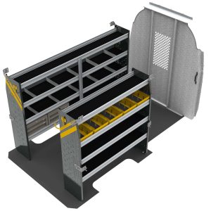 Mobile Service & Plumbing Van Shelving Package, Mercedes Sprinter, 144&rdquo;  WB - DHS-16