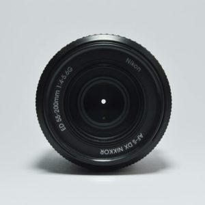 High-quality image of a Nikon camera lens, ideal for photography enthusiasts and professionals.